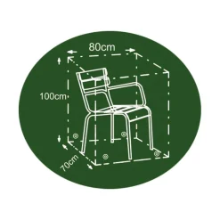 Sunny Moments Abdeckhaube Fur Gartenstuhl 80X100X70Cm Anthrazit New