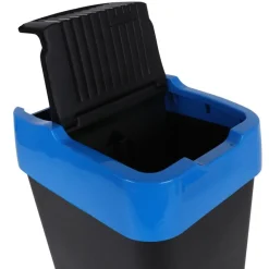Heidrun Abfalleimer Mit Schwingdeckel 60L Blau New