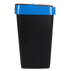 Heidrun Abfalleimer Mit Schwingdeckel 60L Blau New