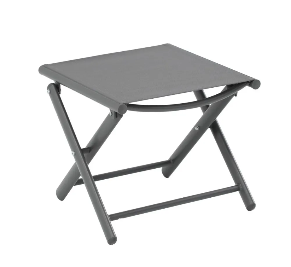 Sunny Moments Alu-Klapphocker Mit Textilene-Sitzflache 47,5X41X44Cm Anthrazit Online