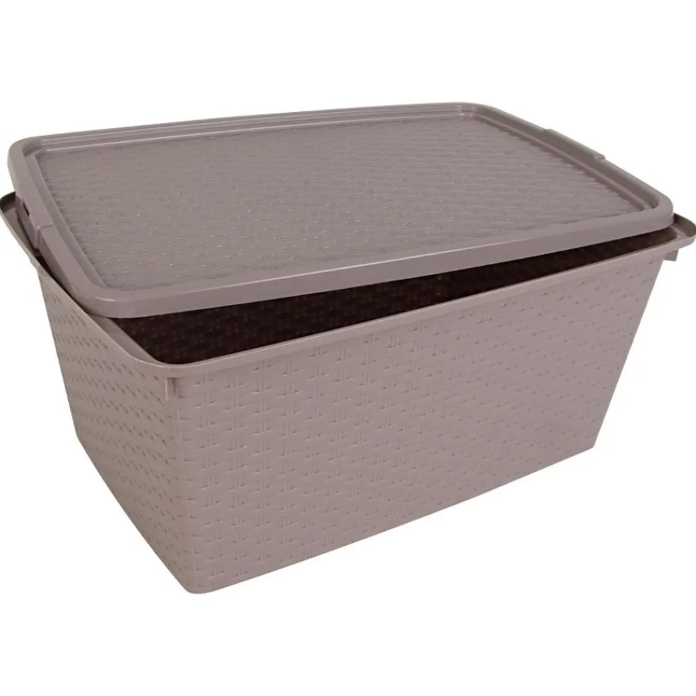 Heidrun Aufbewahrungs-Box Intrigo 40L Rattanoptik New