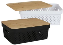 TP Aufbewahrungsbox Mit Bambus-Deckel 11L Best