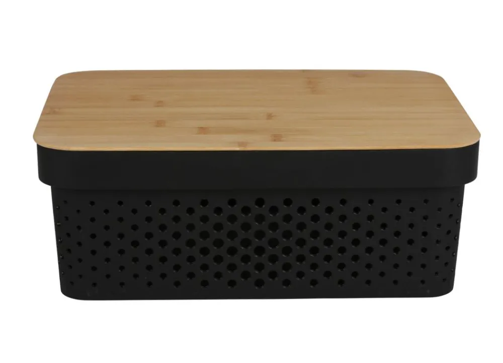 TP Aufbewahrungsbox Mit Bambus-Deckel 11L Best