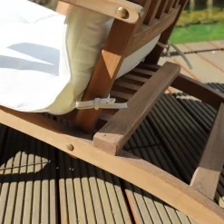 Joy Company Auflage Teak Deckchair Natur Sale