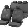Car Comfort Autositzbezug Stripe Komplettset Schwarz Discount