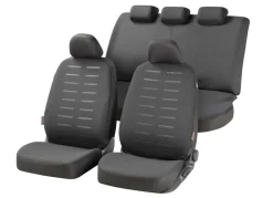 Car Comfort Autositzbezug Stripe Komplettset Schwarz Discount