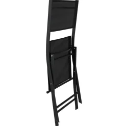 Sunny Moments Balkon-Klappstuhl Mit Texteline Schwarz Clearance