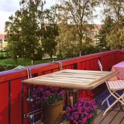 Laxholm Furniture Balkon-Klapptisch Teak