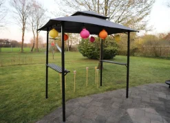 TP Bambus-Fackel Mit Glaseinsatz Und Bunter Wachsfullung 77Cm