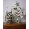 TP Bambuslaterne Mit Glaswindlicht 20X30Cm Outlet