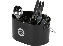 TP Besteckhalter Black-Line Aus Metall 28X13X19Cm Discount