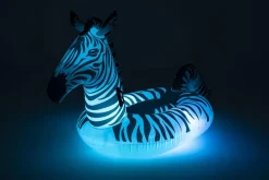 Bestway #41406 Schwimmtier Zebra Mit Led-Beleuchtung 246X104X122Cm New