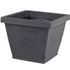 Jelenia Plast Blumenkubel Perugia 50X50Cm Anthrazit Discount