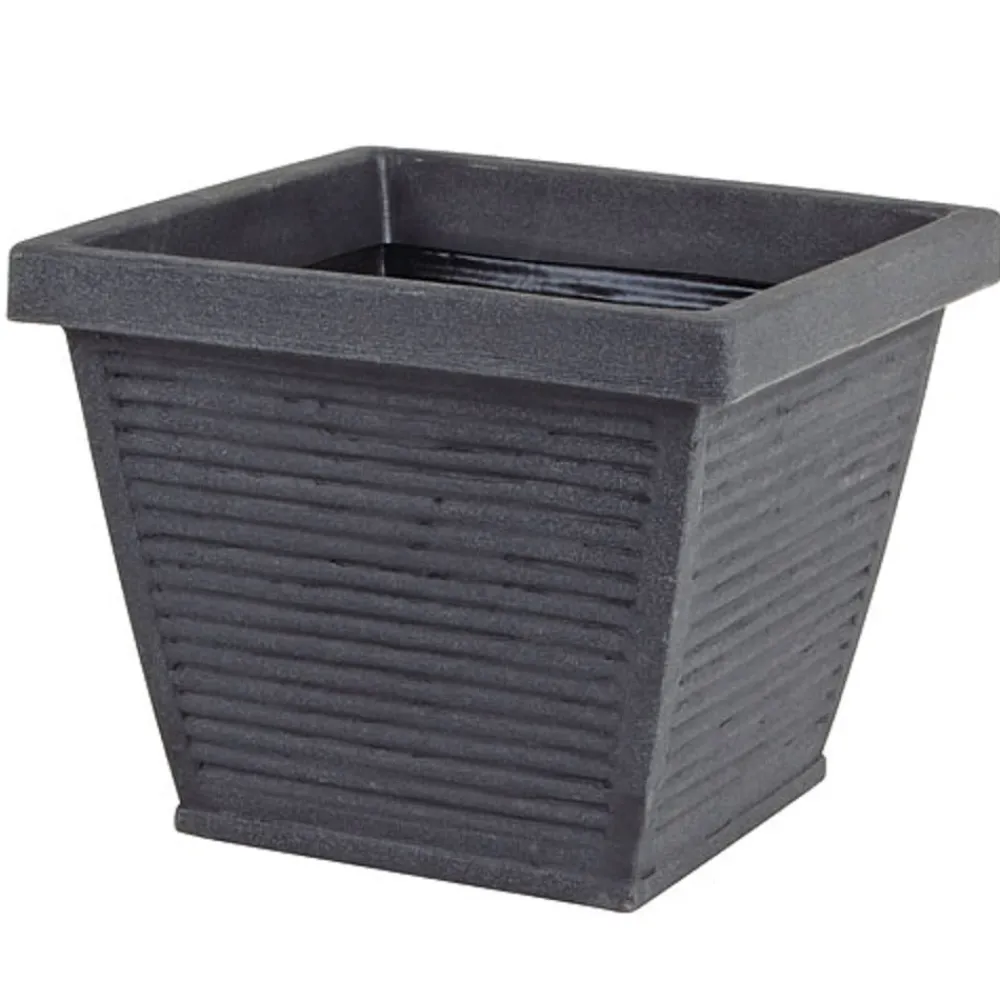 Jelenia Plast Blumenkubel Perugia 50X50Cm Anthrazit Discount
