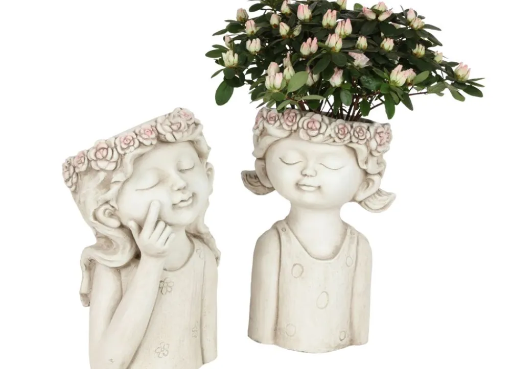 TP Blumentopf Madchen Mit Blumenkranz Design 2 Discount