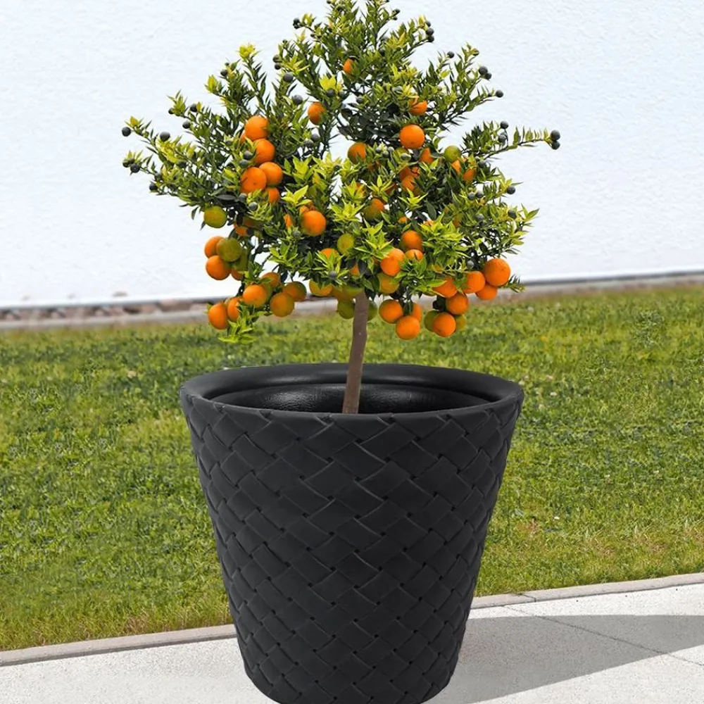 Prosperplast Blumentopf Matuba 48X45,5Cm Anthrazit