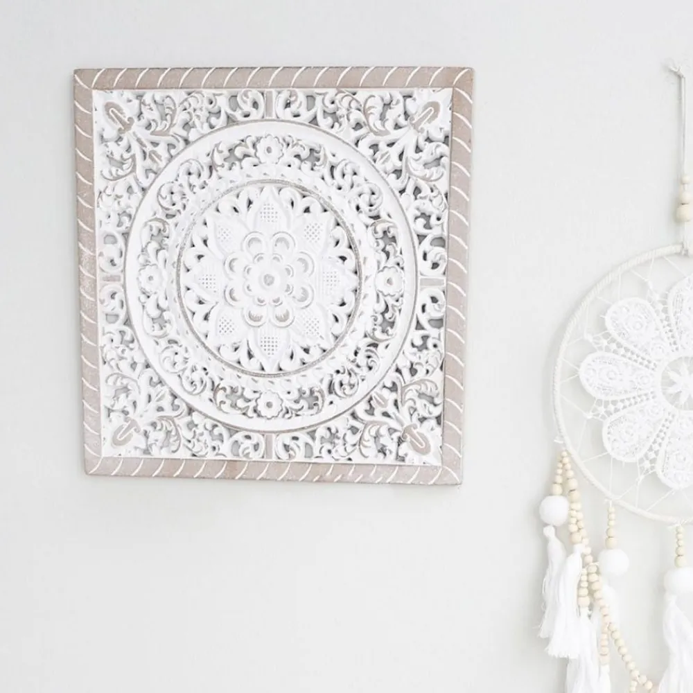 New Home Boho-Wanddekoration Aus Holz 30Cm