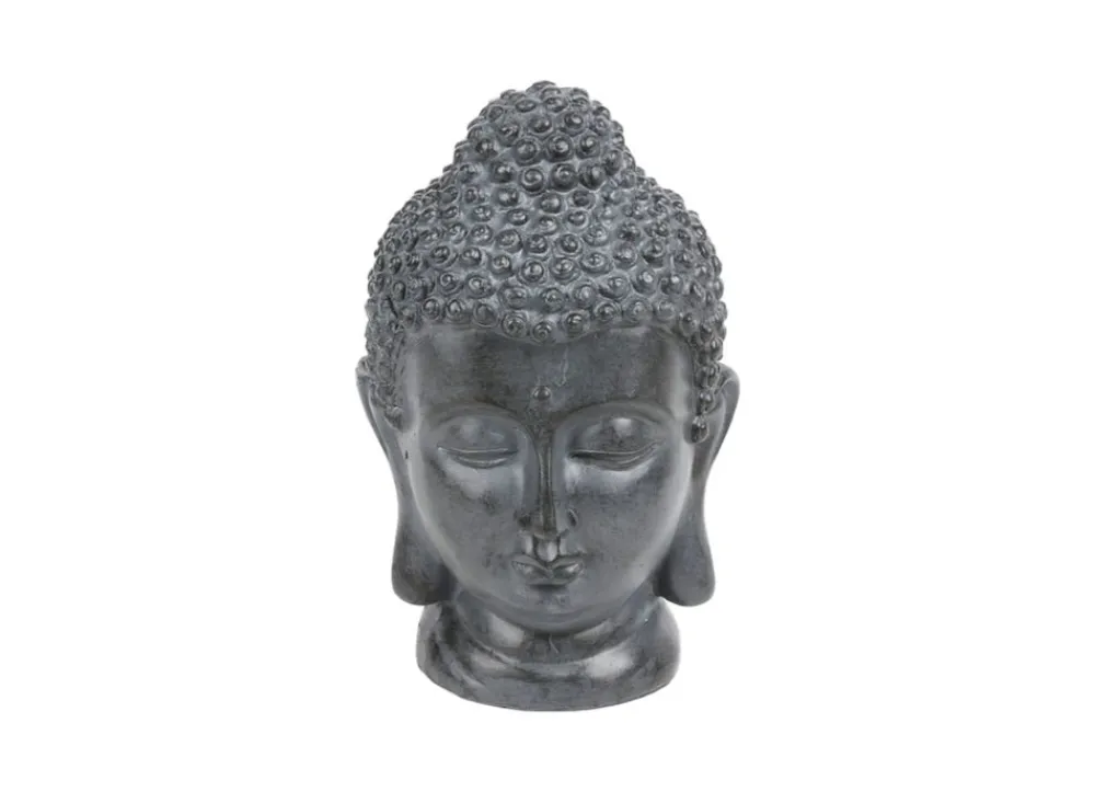 TP Buddha Deko-Kopf Aus Magnesia Klein 15X15X24Cm Sale
