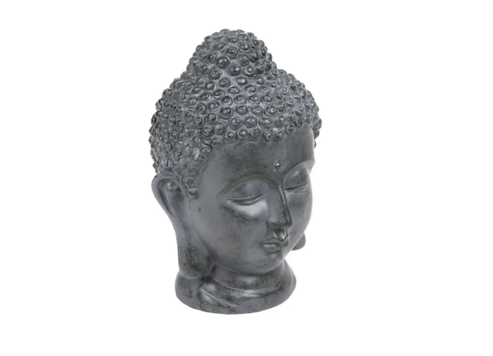 TP Buddha Deko-Kopf Aus Magnesia Klein 15X15X24Cm Sale