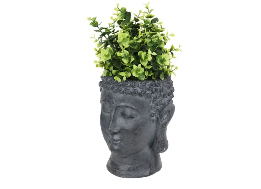 TP Buddha Pflanztopf Aus Magnesia Klein 17,5X17,5X21Cm Discount