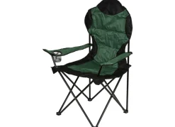 Pseudohersteller Camping-Klappsessel Deluxe Waldgrun/Schwarz New