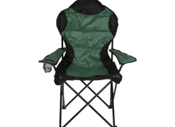 Pseudohersteller Camping-Klappsessel Deluxe Waldgrun/Schwarz New
