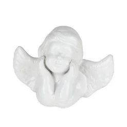 New Home Deko-Engel 19,5X13X11,5Cm Glanzend Weis Discount