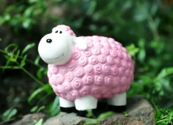 TP Dekofigur Mini-Schaf Rosa