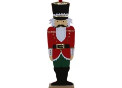 New Home Christmas Deko-Figur Nussknacker Aus Filz 90Cm Rot