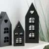 TP Dekohauser-Set Aus Metall 3-Teilig Schwarz Online