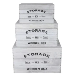 TP Deko-Holzkisten Storage 3Er-Set Discount