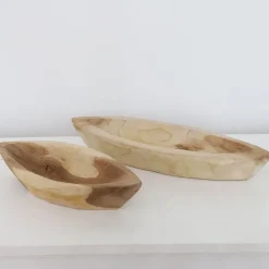 TP Deko-Holzschale Kano Aus Teak 38,5X13X5,5Cm Sale