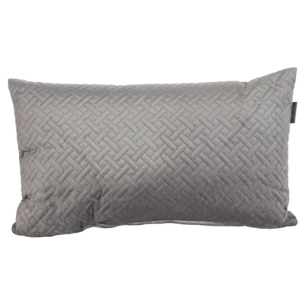 Sun Garden Dekokissen Heaven In Steppoptik 45X25Cm Grau Discount