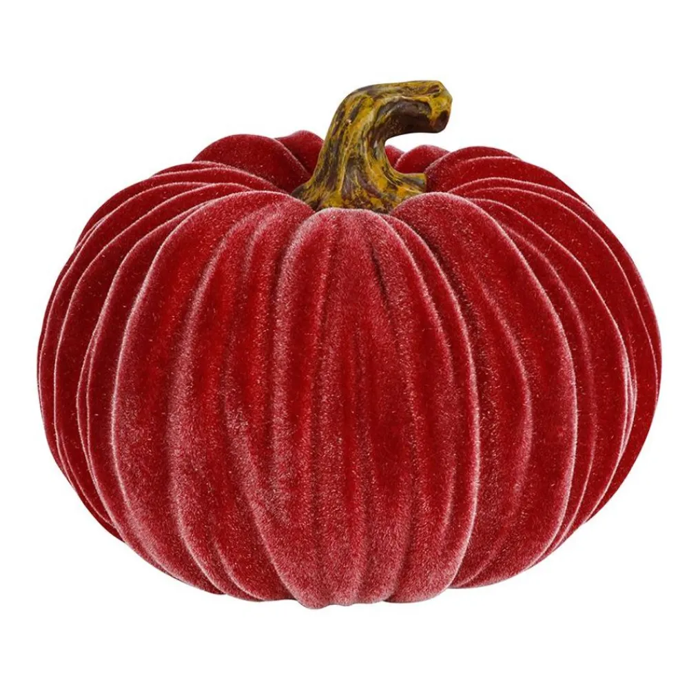 TP Deko-Kurbis Mit Samtuberzug 16Cm Hot