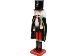 New Home Christmas Deko-Nussknacker Mit Samtumhang 38Cm Smaragdgrun Best