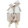 New Home Deko-Schaf Kantenhocker 40Cm Beige/Weis Discount