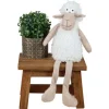 New Home Deko-Schaf Kantenhocker 48Cm Beige/Weis Online