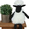 New Home Deko-Schaf Kantenhocker 40Cm Schwarz/Weis Outlet