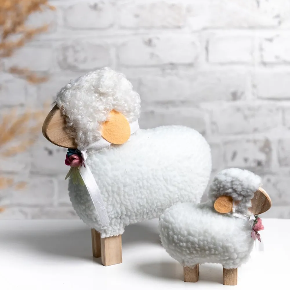 New Home Deko-Schaf Mit Wolle 30Cm Discount