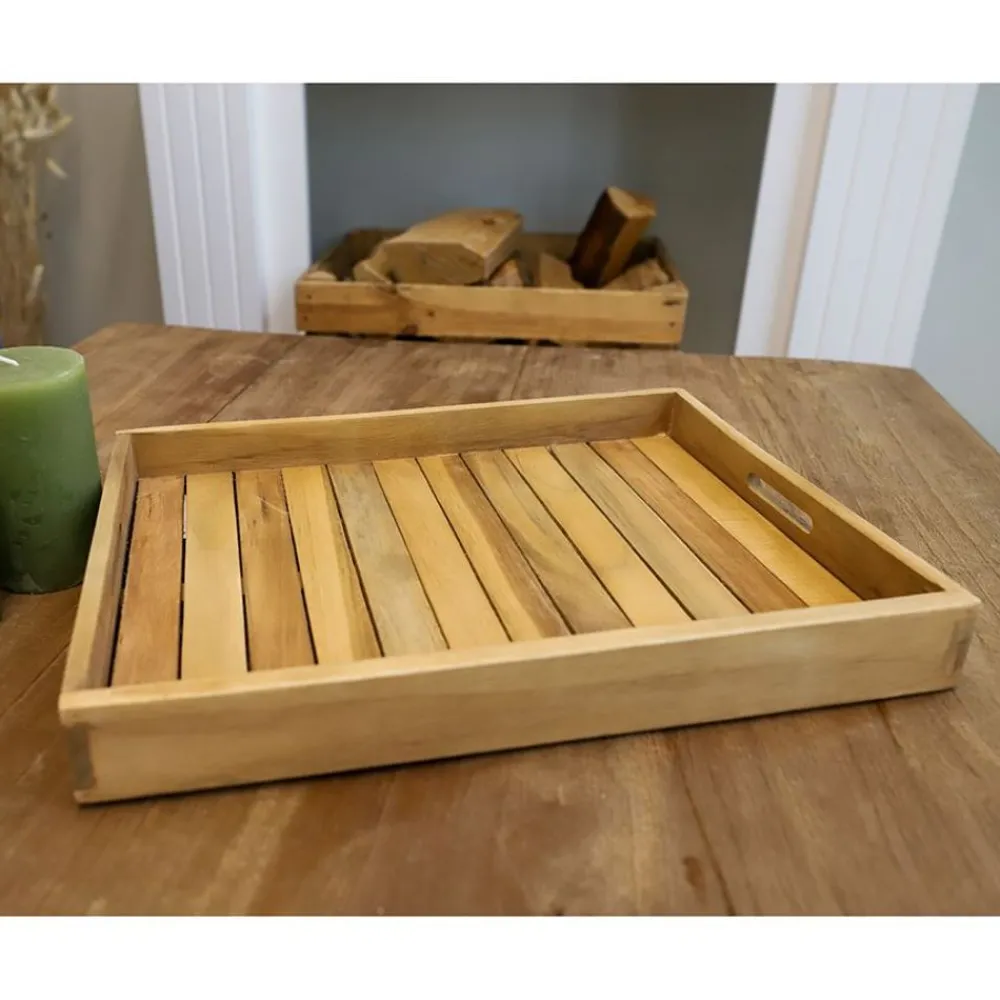 TP Deko-Tablett Aus Holz 39X5X28,5Cm Best