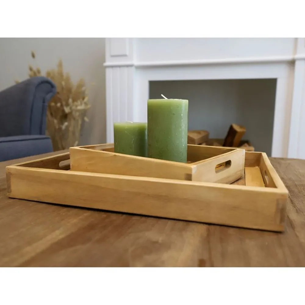 TP Deko-Tablett Aus Holz 39X5X28,5Cm Best