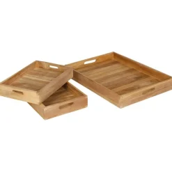 TP Deko-Tablett Aus Holz 26X5X18Cm