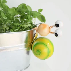 TP Deko-Topfhanger Schnecke Aus Metall 13X10,5X7Cm Online