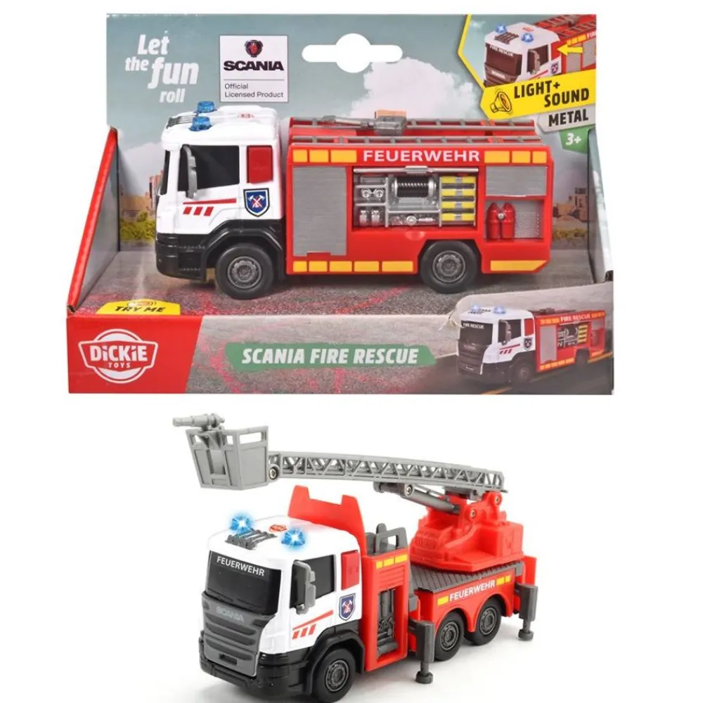 Dickie Toys Scania Feuerwehrauto 14,5Cm Discount