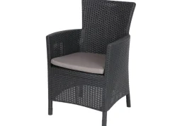 Allibert by Keter Dining Chair Iowa Graphit Mit Sitzkissen Online