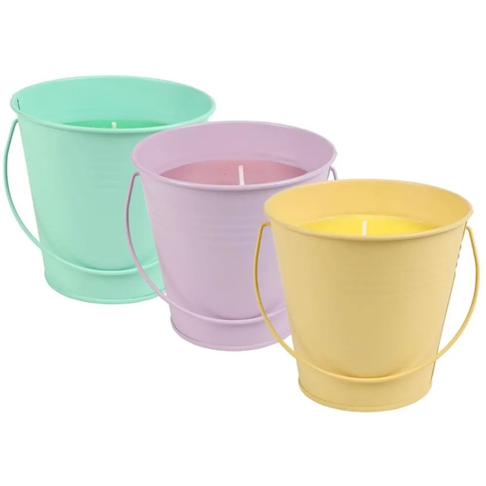 TP Duftkerze Citronella Im Bunten Zinktopf 11X10Cm Best