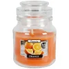 Bispol GmbH Duftkerze Im Glas Mit Aromadeckel 120G Orange New