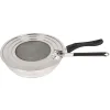 TP Edelstahl-Pfannenspritzschutz 30Cm New