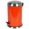 TP Edelstahl-Treteimer 12L Orange