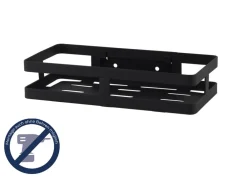 New Home Edelstahl-Wandregal 25Cm Schwarz Outlet